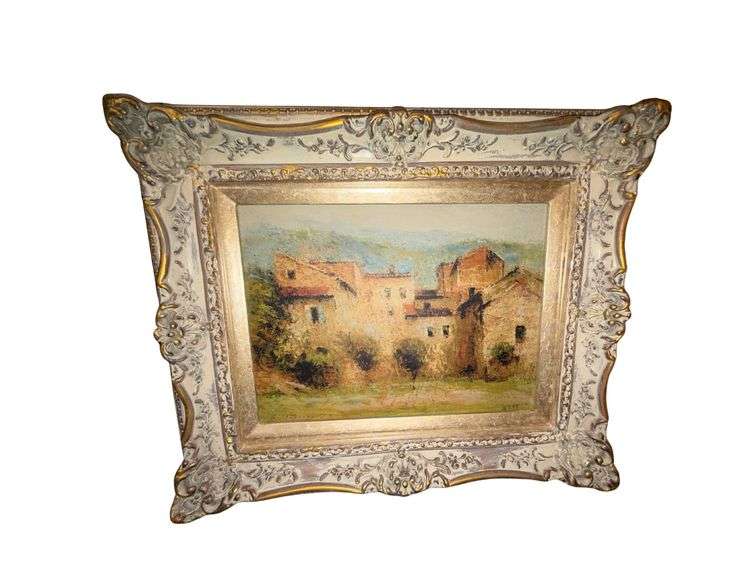 "Old Italy" Framed Lithograph on Canvas - 3/295 - 2001 - 12" x 16" image