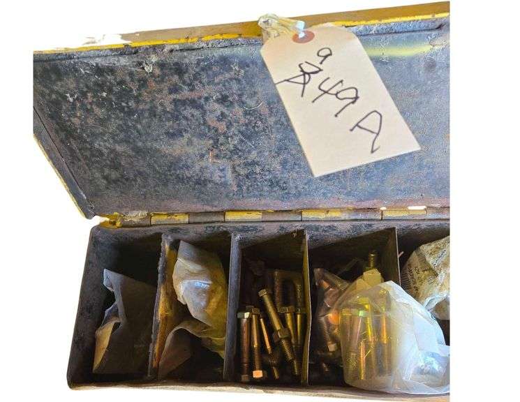 Metal Tool Chest 20" x 9" x 9" Contents Included image