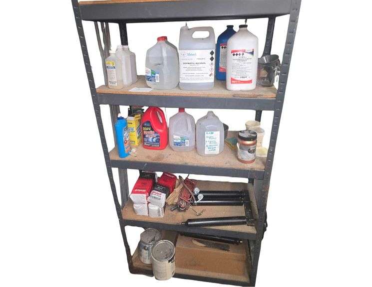 2 Racks Approx 6' Various Contents Included image