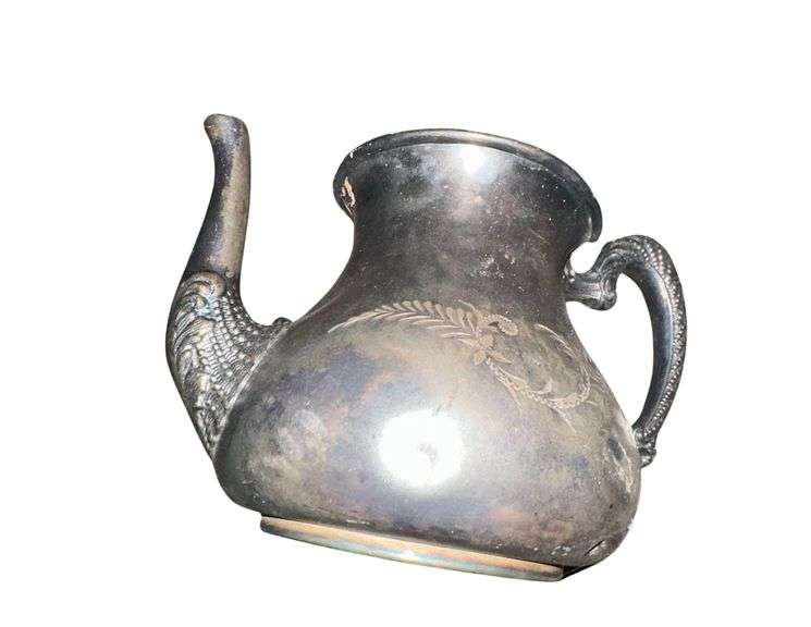 Richfield Silver Plated Quadruple Tea Pot 6” H. image