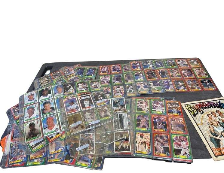 Collection Of Score Baseball Cards From 1990 image
