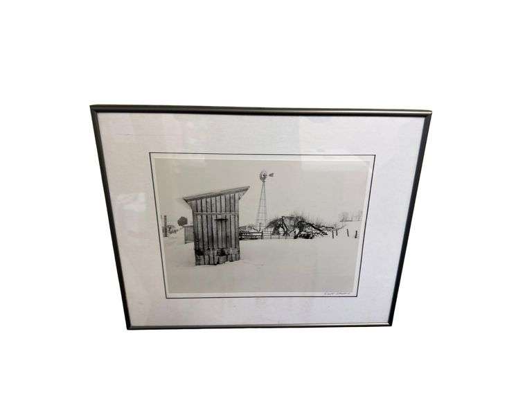 Fred R. Albright Photo Of Anne Spicher’s Farm Copyright 1994 - 20” L . X 16” W. image