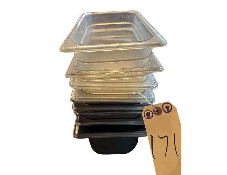 Mix of Stainless And Plastic Pans image