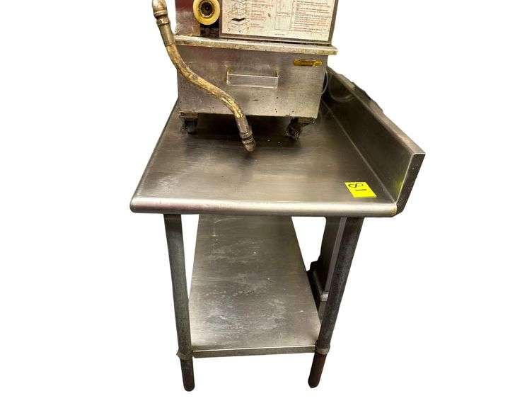 Stainless Steel Prep Table 4’ L. X 2’ W. X 39” H. image