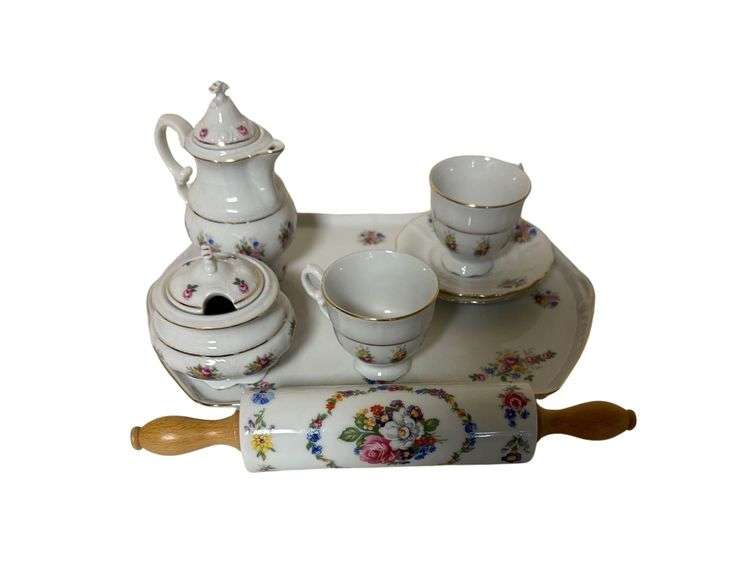 Leander Rudolph Kampf Porcelain Tea & Crumpet Set image