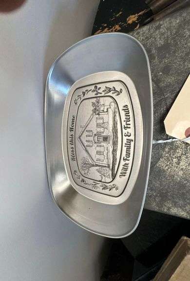 Decorative Metal Bless This Home Dish image