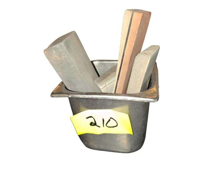 4 Sharpening Stones w/ container image