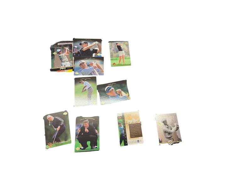 Assortment Of Upper Deck Golf Sports Trading Cards image