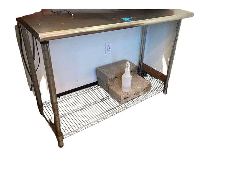 Stainless Steel Table 48x24x35 Inches image