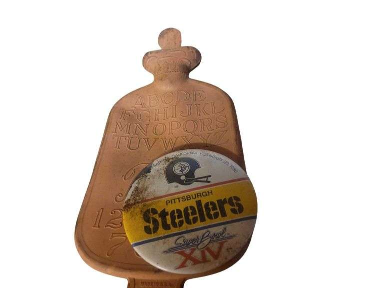 Vintage Whoopee Cushion and Steelers Pin image