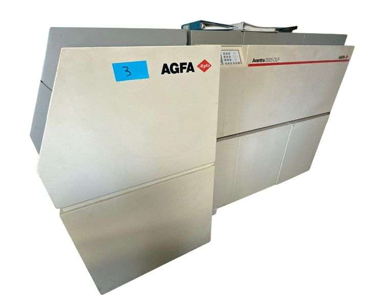 AGFA Avantra 25xt Imagesetter - 20/25-OLP - 25” Max Film Width - With Mac Computer that Has the software image