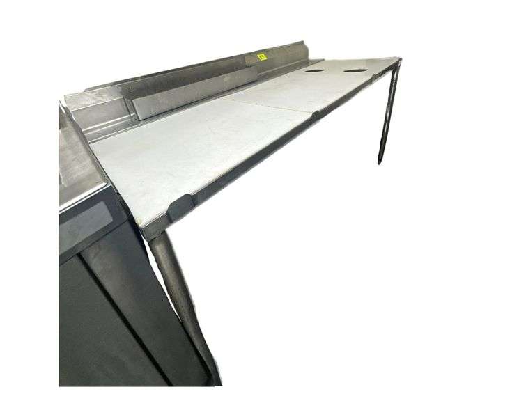 6’ Stainless Steel Table With Plastic Insert Top image