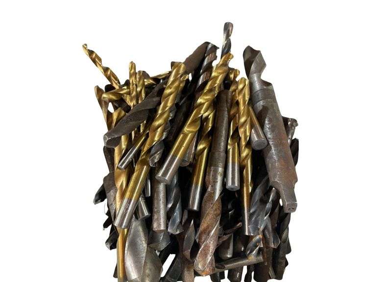 8x12x4 Inch Plastic Basket Full of Drill Bits image