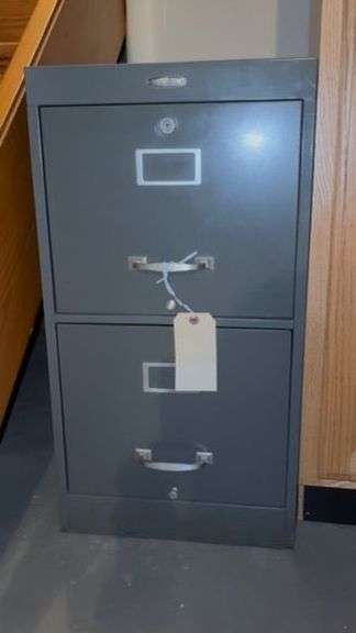 GRAY Filing Cabinet with drawers image