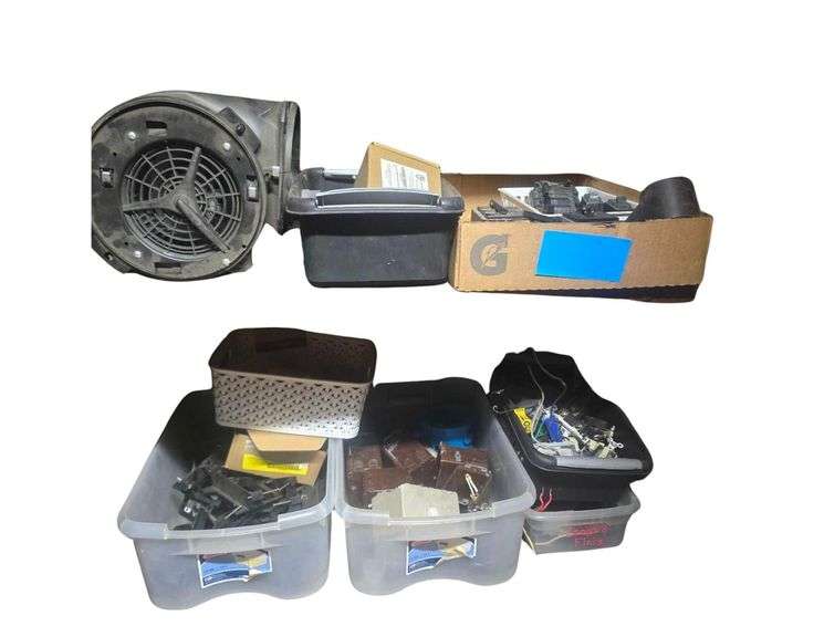 Contents in 2 Shelves- Various Electrical Hardware image