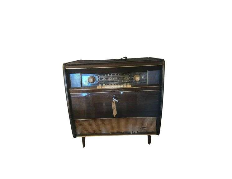 Vintage Grunding Majestic Radio/Record Player - 28" L x 13" D x 30" H image