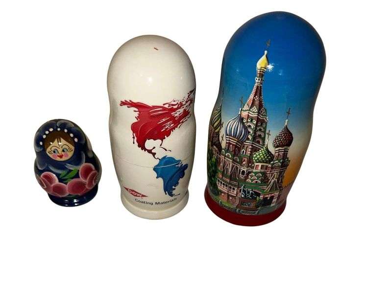 Wooden Nesting Doll Assortment image