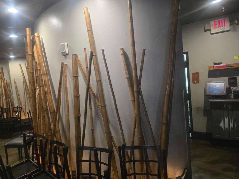 Various Sized Baboo Wall Decorative Pieces image