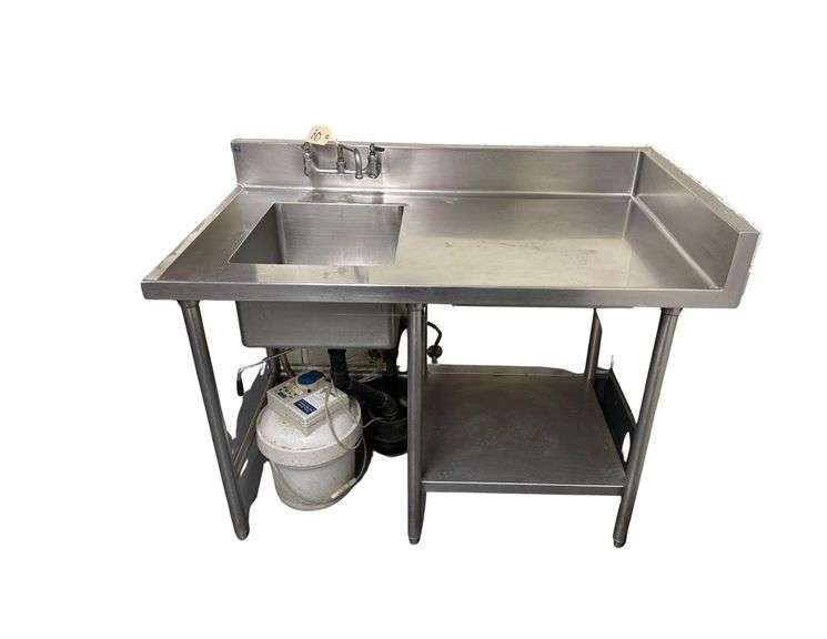 Stainless Steel Sink - 55” L. X 32” D. X 55” H. - Sink Only image