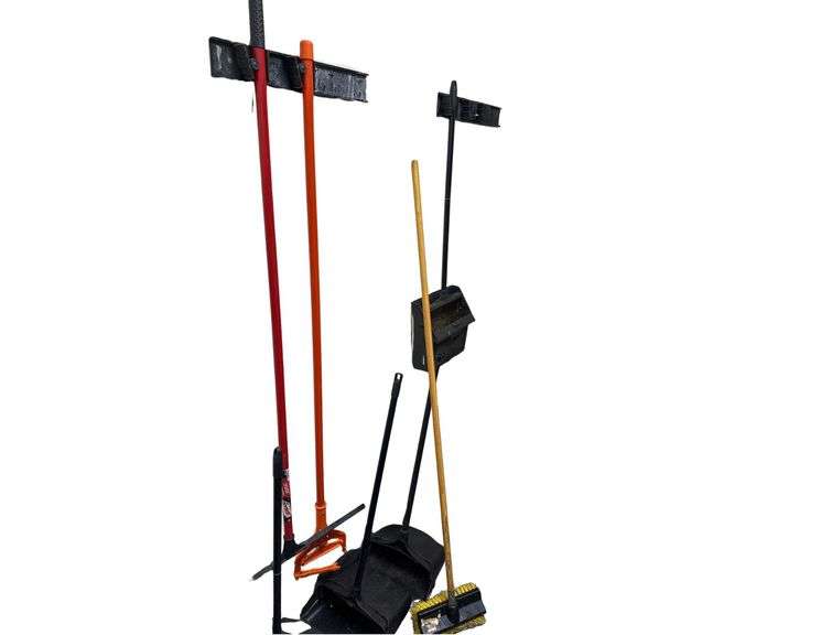 Broom Hangers, Broom, And Dustpans image