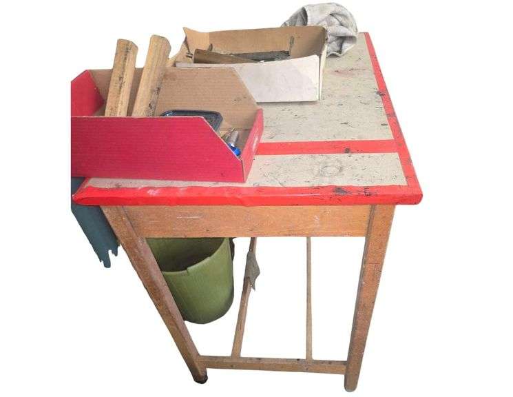 Industrial Work Table 36x24x36" Contents Included image