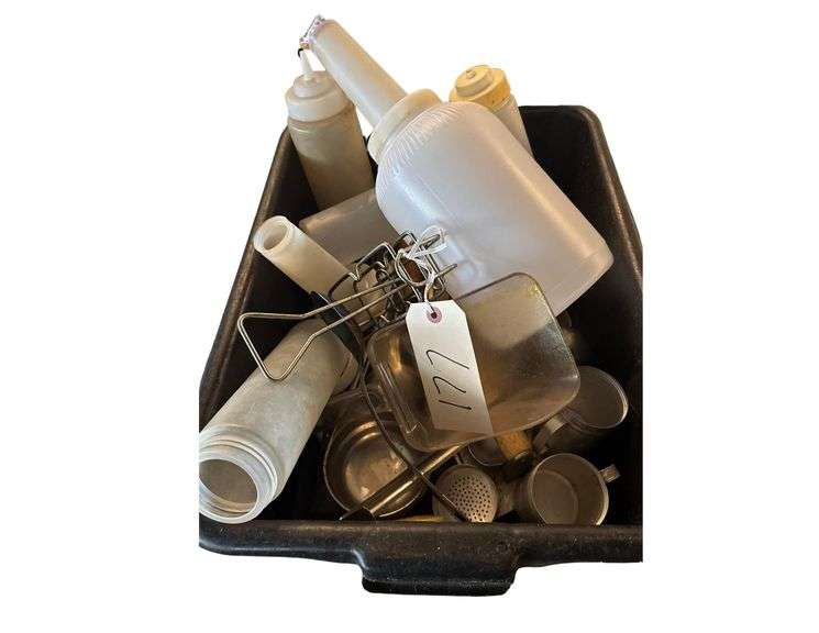 Tub and Contents - Misc. Food Service Utensils image