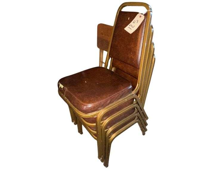 4 Steel/Upholstered Chairs image