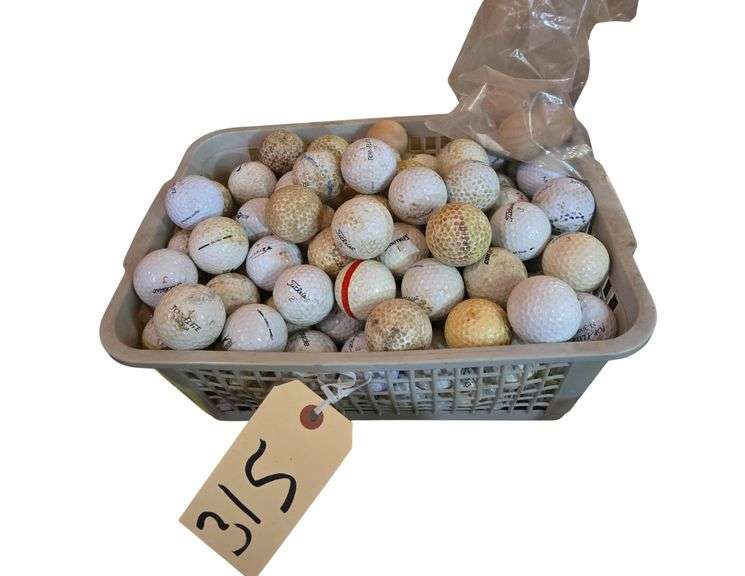 Small Basket of Golf Balls image