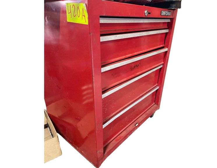 Craftsman Tool Box on Wheels 36x18x30Inches image