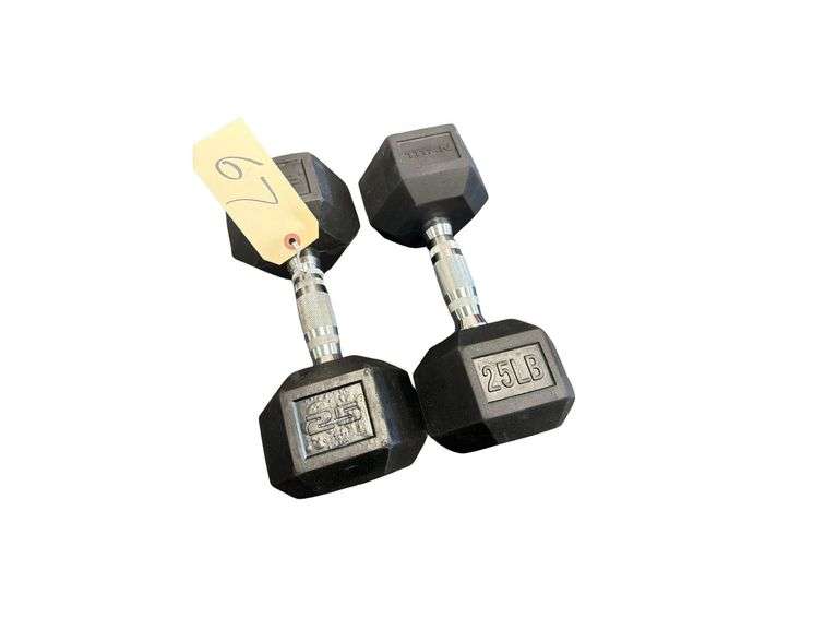 2 - 25LB Dumbbells image