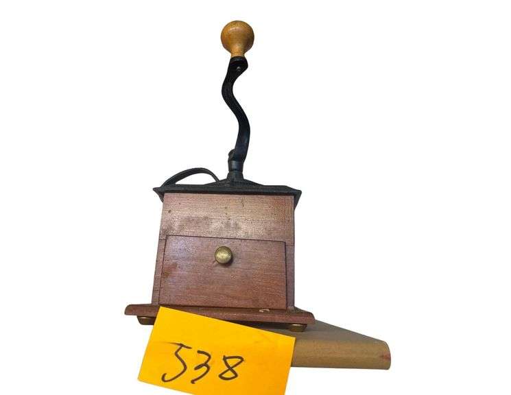 Vintage Hand Crank Coffee Grinder image