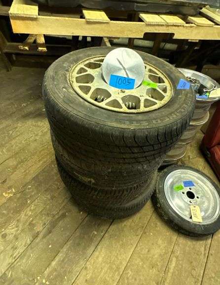 Aluminum Mag Wheels With Cooper Tires image