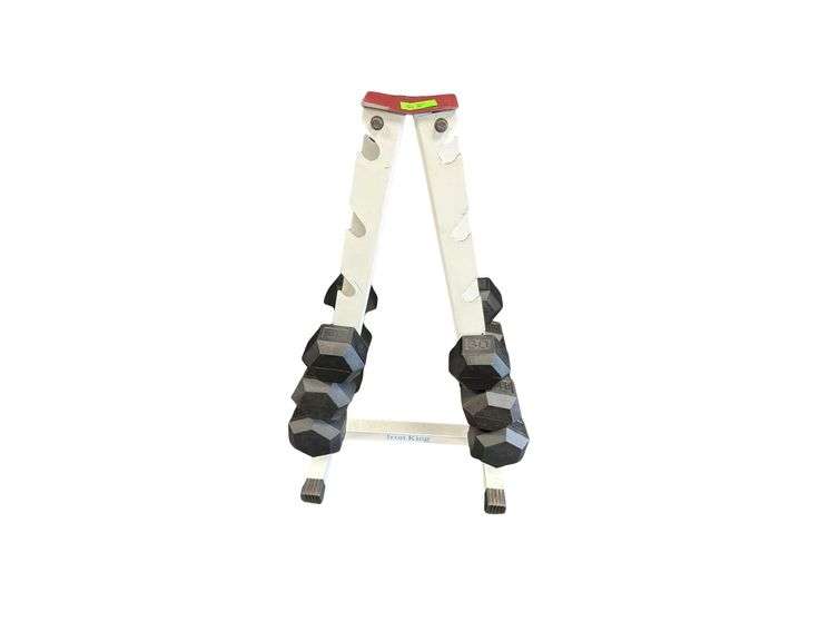 Dumbbell Tower - 30lb, 35lb, (2) 40lb, (2) 50lb Dumbbells image