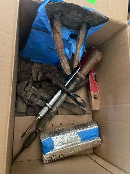 Box of Vintage Tools image