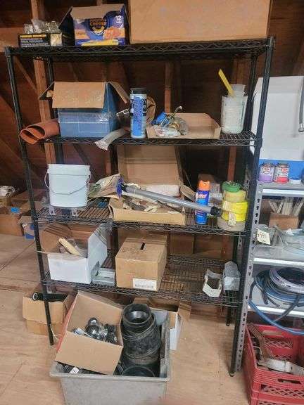 72x48x20" Shelf and 2 Shelfs 48x20x48" & 36x20x48" contents not included must be removed after 4 on removal day image