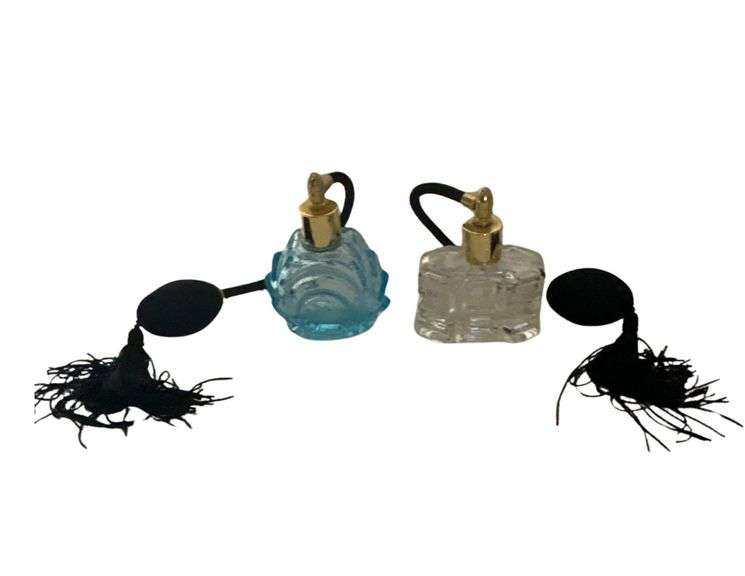 Vintage Atomizer Perfume Bottles- 3 in. L. image