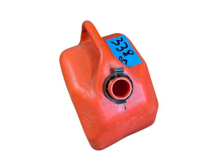 3 Plastic Gas Cans No Lids image