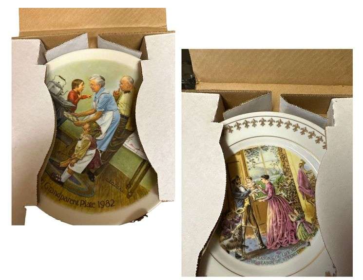 Vintage Display Plates - 8 Total image