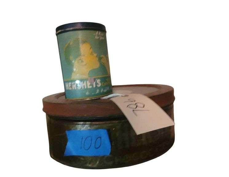 Vintage Hershey Tin Cans image