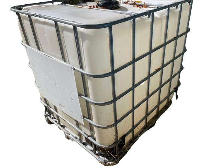 Large Poly Tote In Metal Frame 47x39.5x45 Inches image