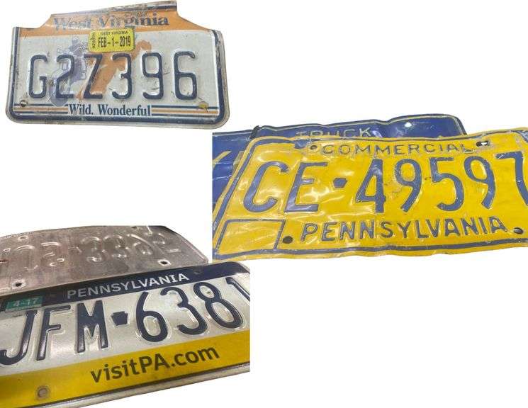 9 License Plates image