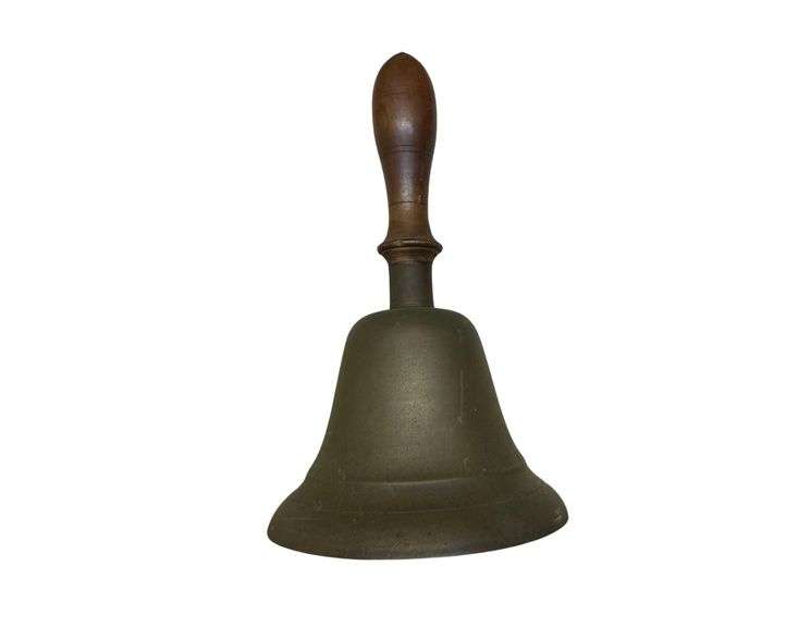 Vintage Brass Bell - 12” H. image