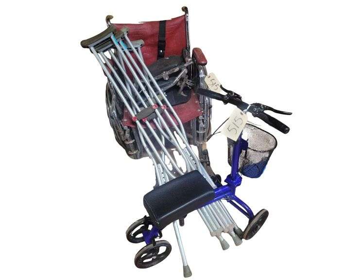 Crutches- Wheel Chair - Knee Dolley image