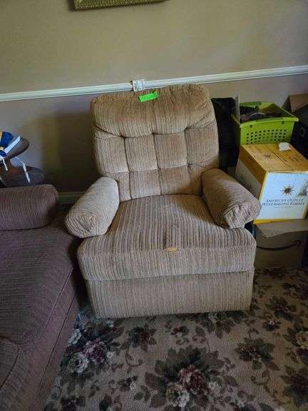 Beige Rocking Chair Recliner Coordinates with 802A image