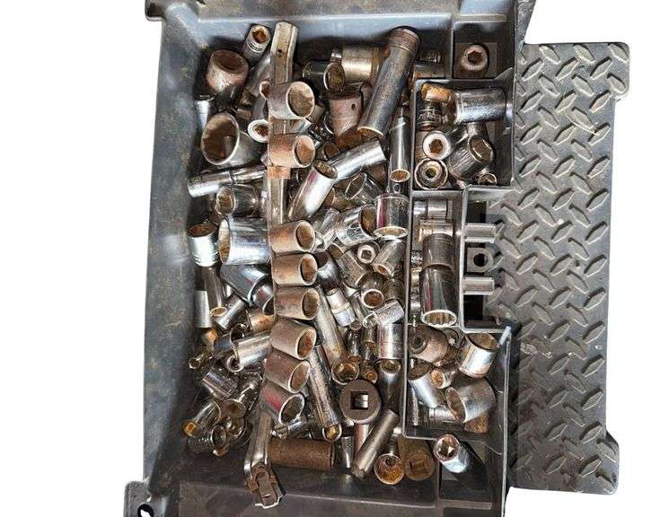 Stepstool Toolbox Full Of Sockets image