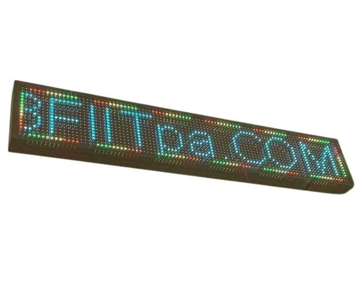 Electric Scroll Sign 36"x8" image