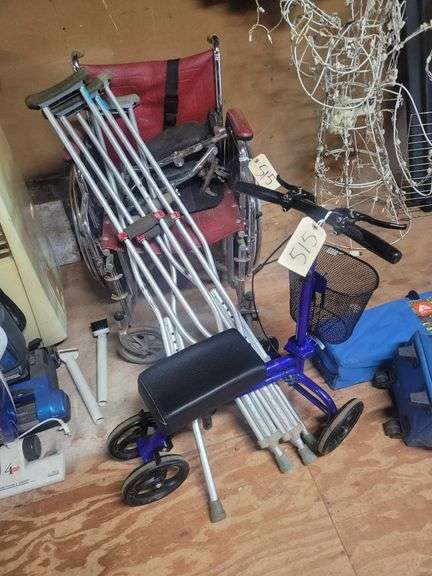 Crutches- Wheel Chair - Knee Dolley image