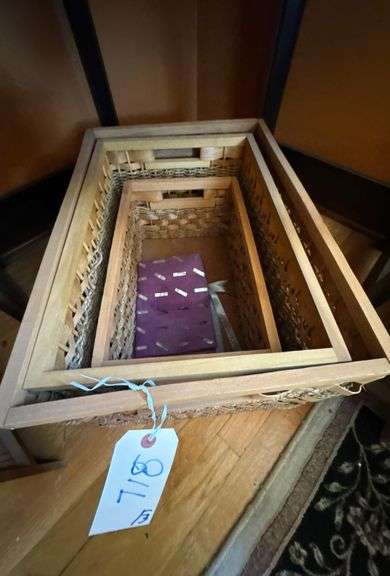 Nesting Wicker Boxes image