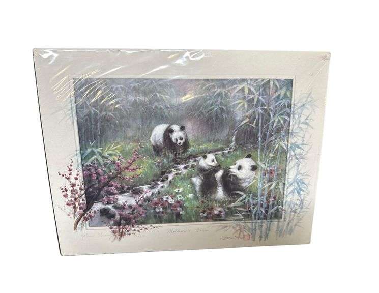 "Mother's Love" Signed Lithograph By John Cheng - 13/950 - 16" x 12" image