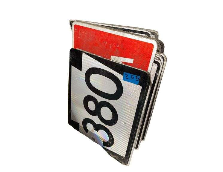 Large Assortment Of Metal Signs image